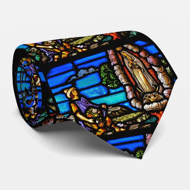 Cravate Notre Senora verre souillé de Madame Guadalupe (Roulé)