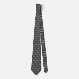 Cravate Nouvelle vague Art déco Fusion Noir et gris Cravat