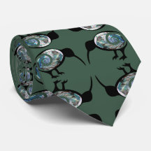 NOUVELLE-ZÉLANDE KIWI OISEAU NOIR PAUA MOTIF NZ KO