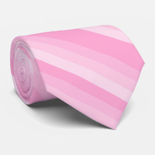Cravate Nuances de rayures roses