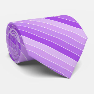 Cravate Nuances de rayures violettes