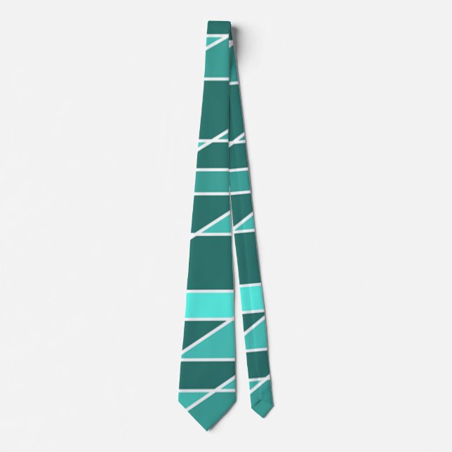 Cravate Nuances Turquoises (Devant)