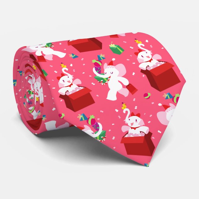 Cravate Objet superflu de Noël de bande dessinée de Kawaii (Roulé)