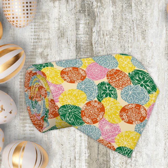 Cravate Oeufs de Pâques décorés en pysanky ukrainien (Créateur téléchargé)