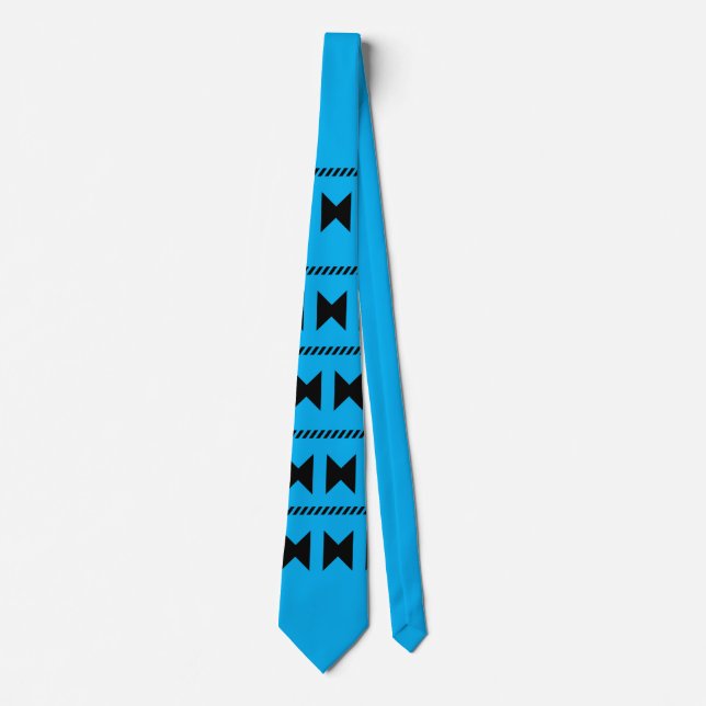 Cravate Office tie with elegant blue colour (Devant)