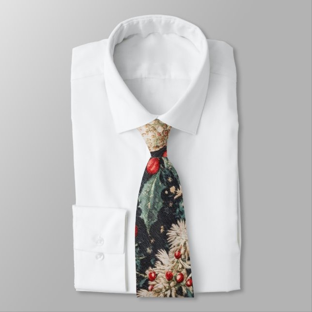 Cravate Oh Christmas Tree - Men's Custom Necktie (Attaché)