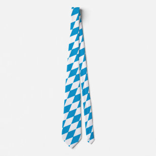 Cravate Oktoberfest, drapeau bavarois