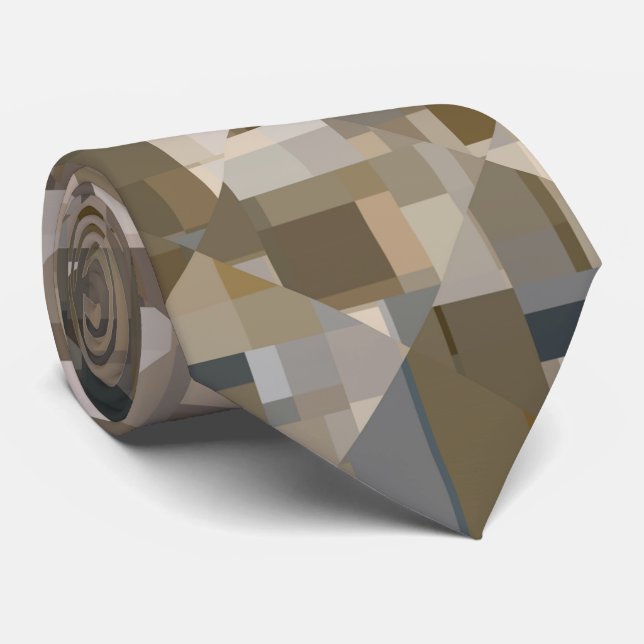 Cravate Ombre Brown (Roulé)