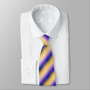 Cravate Ombre jaune violet