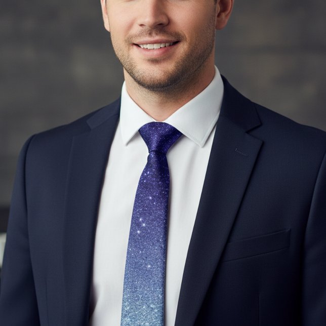 Cravate Ombre Violet Parties scintillant tendance (Créateur téléchargé)