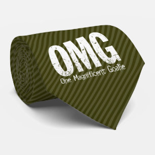 Cravate OMG : One Magnificent Goalie (Hockey)