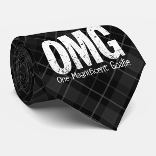 Cravate OMG : Un gardien de but magnifique (hockey)