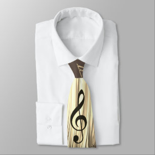 Cravate Onglet de guitare de notes musicales personnalisée