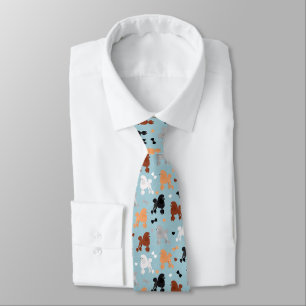 Cravate Oodles et vaches Motif Bleu