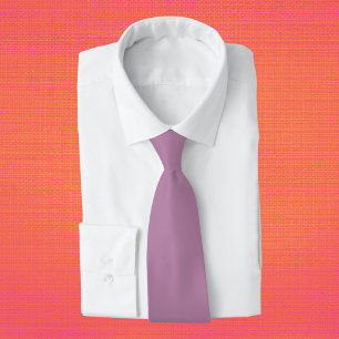 Cravate Opéra Mauve couleur solide