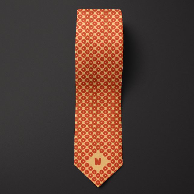 Cravate Orange Cog Décontracté (Créateur téléchargé)