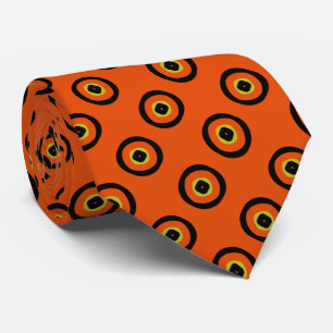 Cravate Orange et noir chic