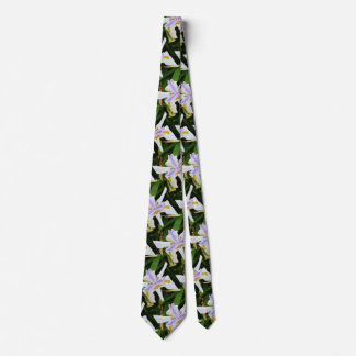 Cravate Orchidées
