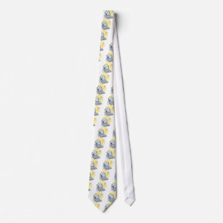 Cravate Ordinateur portable de ondulation heureux