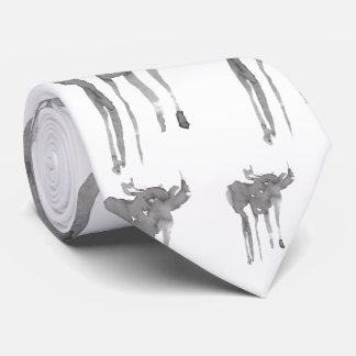 Cravate Orignaux d'encre