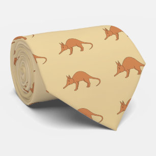 Cravate Oryctérope Brown mignon