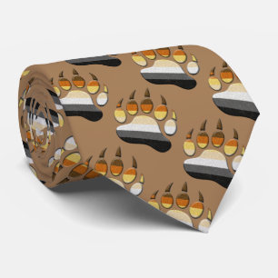 Cravate Ours - Symbole de griffe d'ours ursin