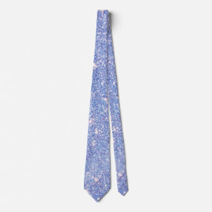 Cravate Paillettes Blue Paradise