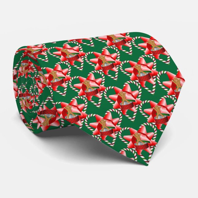 Cravate Pain d'épices Homme Sucre de canne Noël (Roulé)