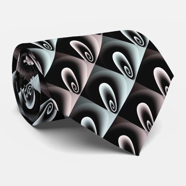 Cravate Pale Cyan Bleu & Rouge Bourgogne COOL moderne Moti (Roulé)