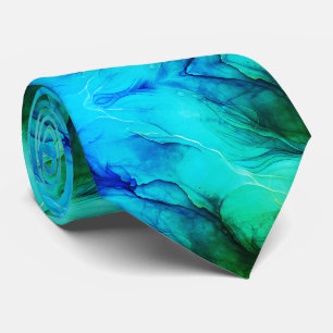 Cravate Palette de couleur verte Flamboyant Gras Vivant Mo