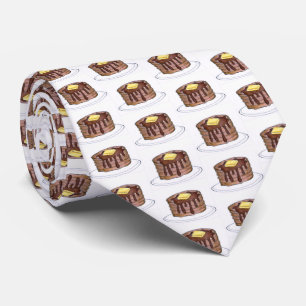 Cravate Pancake Pancake Pile courte Prapjack Sirop Beurre