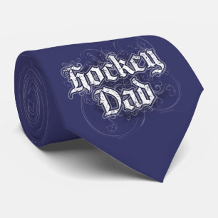 Cravate Papa de hockey