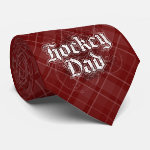 Cravate Papa de hockey