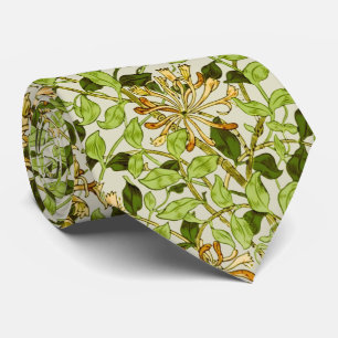 Cravate Papier peint floral Chèvrefeuille de William Morri