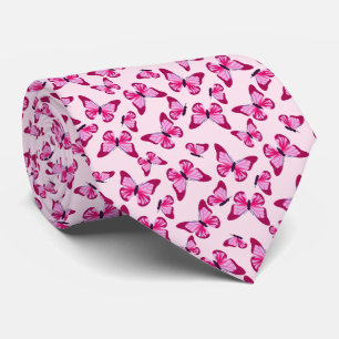 Cravate Papillon Motif Plutôt rose violet