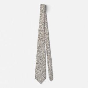 Cravate Parties scintillant d'argent Élégant luxe chic For