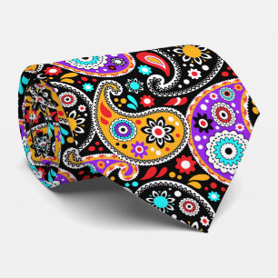 Cravate Party Paisley Fancy Texas Country Western Hoedown