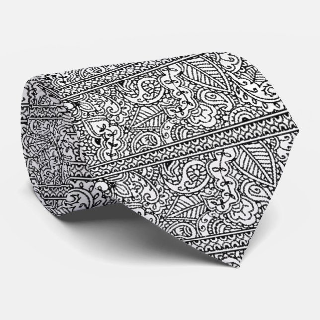 Cravate Passion de Paisley (Roulé)