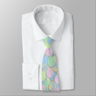 Cravate Pastel Easter Egg Motif