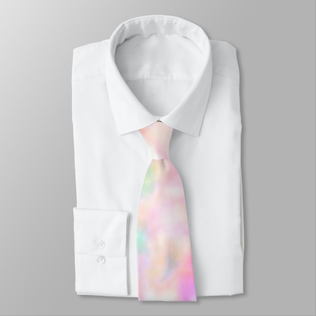 Cravate Pastel Tie Dye (Attaché)