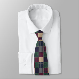Cravate Patchwork Tartan Héritage 