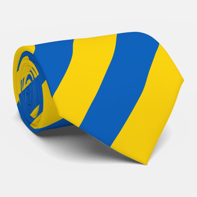 Cravate Patriotic Ukraine (Roulé)