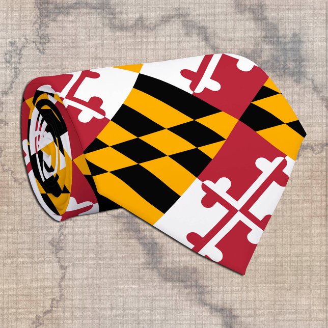 Cravate Patriotique Maryland, mode USA, Maryland D (Créateur téléchargé)