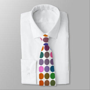 Cravate Pattern de Colorful Polka