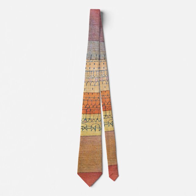 Cravate Paul Klee, Architecture polyphonique, (Devant)