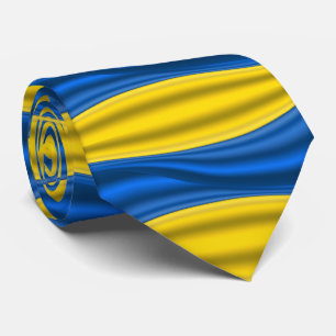 Cravate Pavillon Ukrainien - Liberté Pour L'Ukraine - Sout
