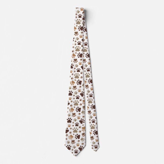Cravate Paw Prints Tie (Devant)