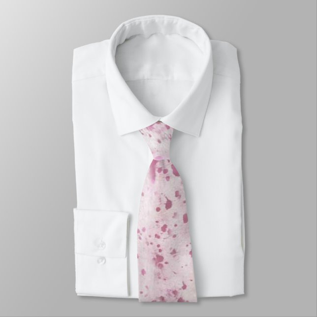 Cravate Pays de la vache blanche et rose Ouest (Attaché)