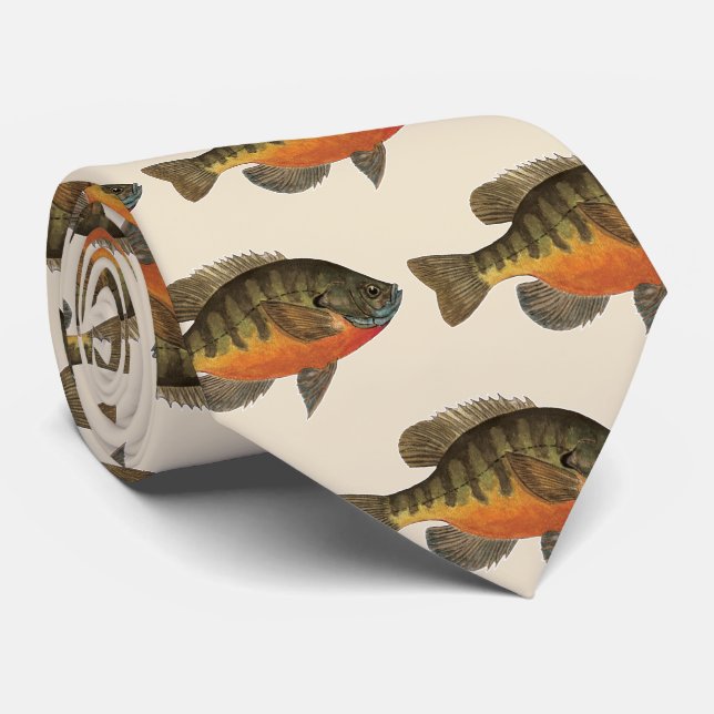 Cravate Pêche à la daurade de Bluegill Pêche unique de typ (Roulé)