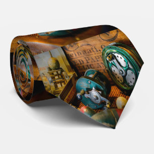 Cravate Pêche Reels Lures Scene Necktie Pour Papa